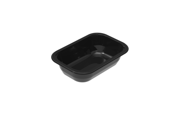 FRC2137-1B | C-PET μαύρο παραλληλόγραμμο ατομικό 136x89x36mm