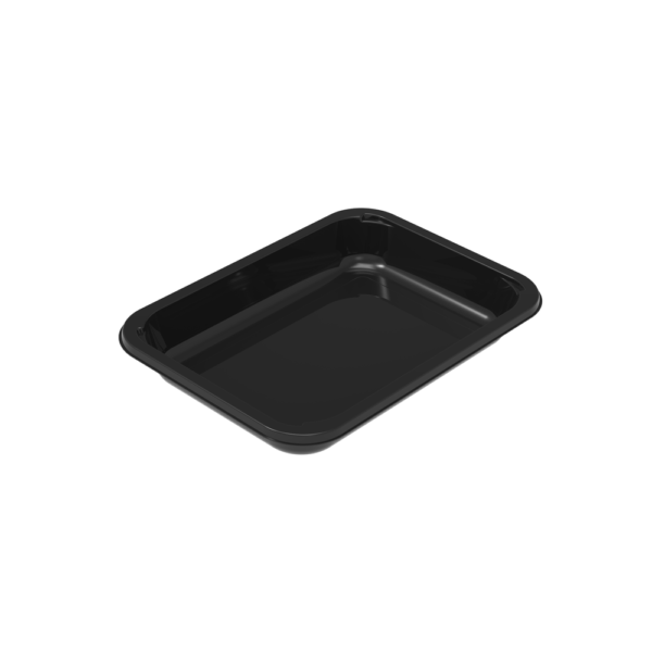 FRC2187-1C | C-PET μαύρο παραλληλόγραμμο ατομικό 187x137x26mm