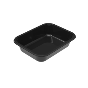FRC2200-1B | C-PET μαύρο παραλληλόγραμμο ατομικό 200x155x45mm
