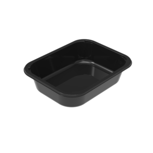 FRC2200-1G | C-PET μαύρο παραλληλόγραμμο ατομικό 200x155x48mm
