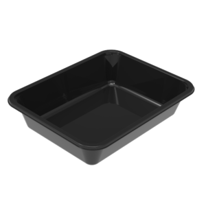 FRC2227-1D | C-PET μαύρο παραλληλόγραμμο ατομικό 227x178x50mm