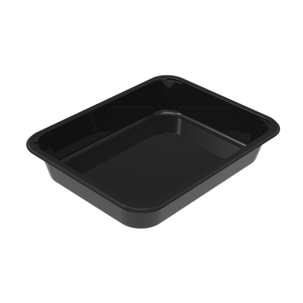 FRC2227-1S | C-PET μαύρο παραλληλόγραμμο ατομικό 227x178x40mm