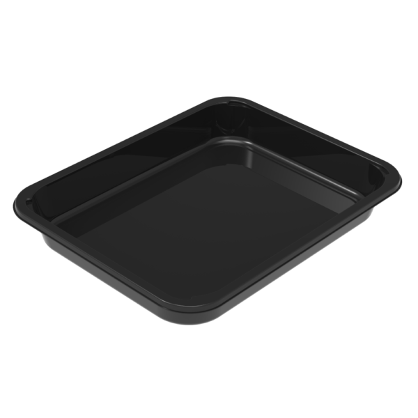 FRC2227-1T | C-PET μαύρο παραλληλόγραμμο ατομικό 227x178x30mm
