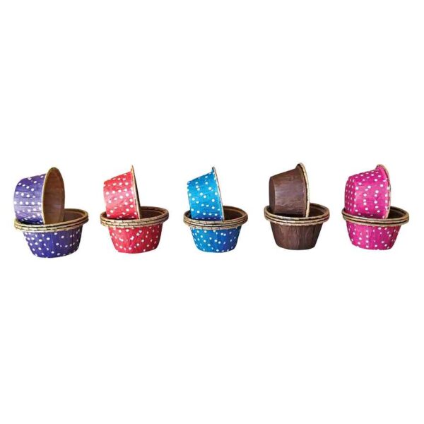 ER-014 | Xάρτινη ατομική φόρμα muffin cup καφέ