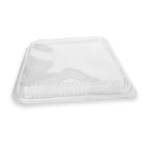 TS-004-LID | Καπάκι διάφανο για τετράγωνο μαύρο σκεύος 170x170x20mm