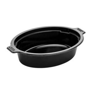 FRC1223-1A | C-PET μαύρο οβάλ ατομικό 223x158x40mm