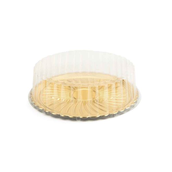 L011-22 | Luxury δίσκος χρύσος στρογγυλός | 220mm
