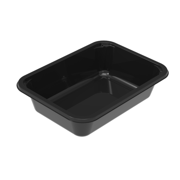 FRC2187-1G | C-PET μαύρο παραλληλόγραμμο ατομικό 187x137x48mm