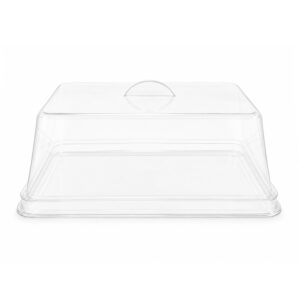 FD-030-LID | Καπάκι pet διάφανο (καμπάνα) για δίσκο μεταφοράς προβολής 430x295x170mm