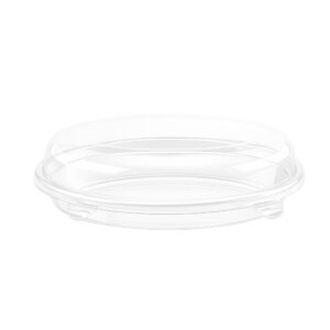 L014-1T | Luce σκεύος διάφανο με διάφανο καπάκι | 260x135mm
