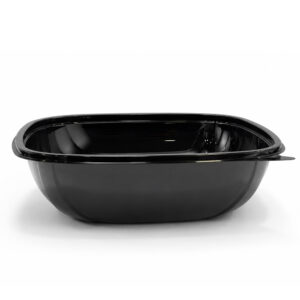 MQ1000PENRB | RPET τετράγωνη μπολιέρα μαύρη 1000ml