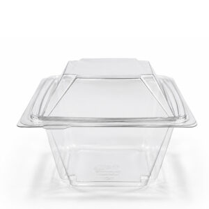SD0750PEB | RPET τετράγωνο δοχείο διαμάντι διάφανο 750ml