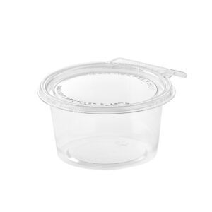 TS4016R | T-FRESH στρογγυλό RPET διάφανο δοχείο με ενσωματωμένο καπάκι 500ml