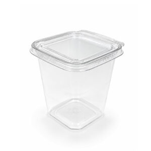 TS4032D | T-FRESH τετράγωνο RPET διάφανο δοχείο 950ml