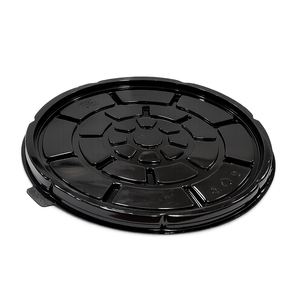 W220-FPENB | RPET στρογγυλός δίσκος μαύρος 220mm
